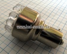 A-Žiarovka LED 12V 5W Ba15s číra - 2ks A-Žiarovka LED 12V 5W Ba15s číra - 2ks